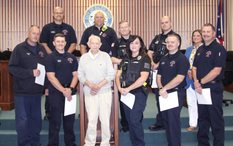 Police and fire departments recognized for lifesaving efforts